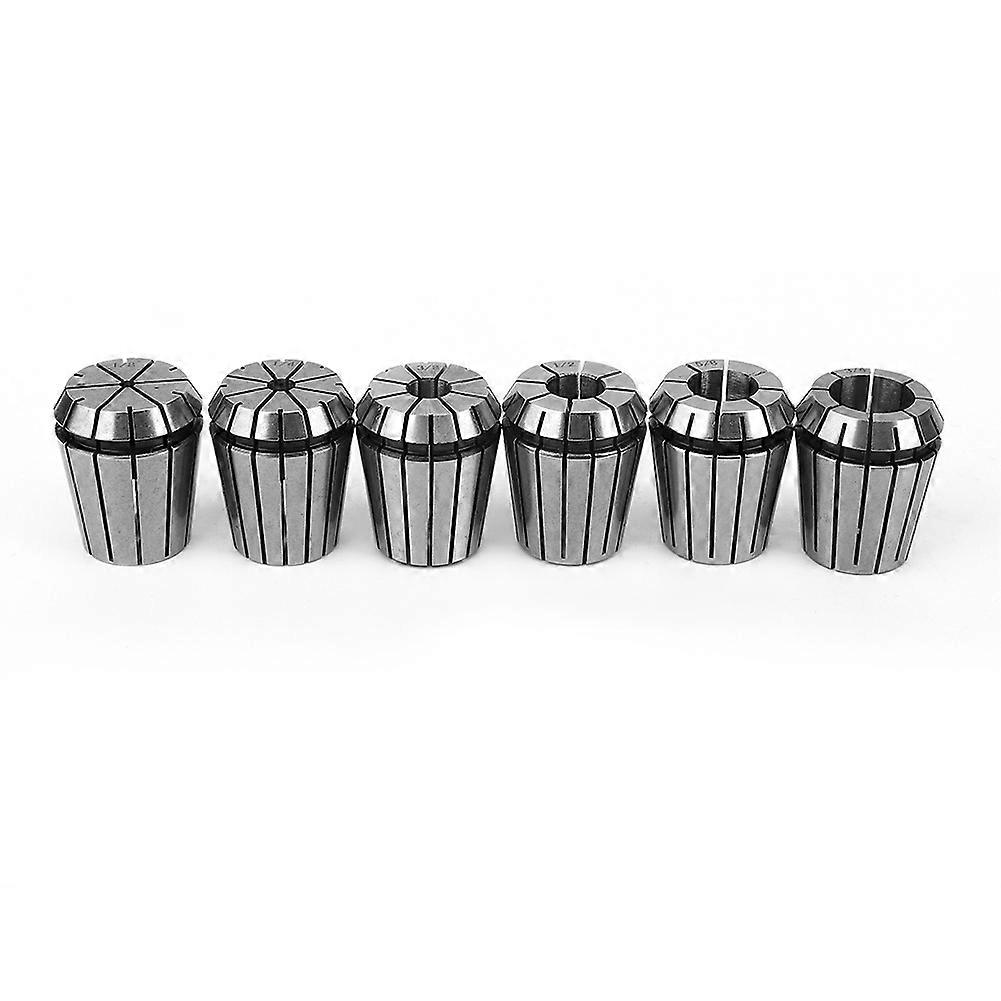 Ouitble Chuck ER32 CNC Chuck Spring Set, 6Pcs Accurate Industrial Accessories for CNC Engraving Milling Machine
