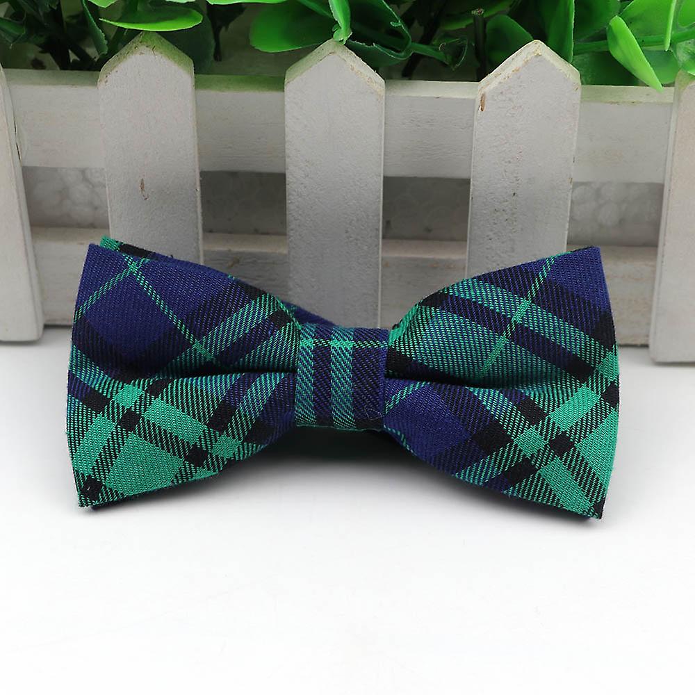 Klassisk barndräkt Flugor Baby Pojkar Randig Fjäril Mode Bomull Justerbar Barnfluga Tvåfärgad fluga