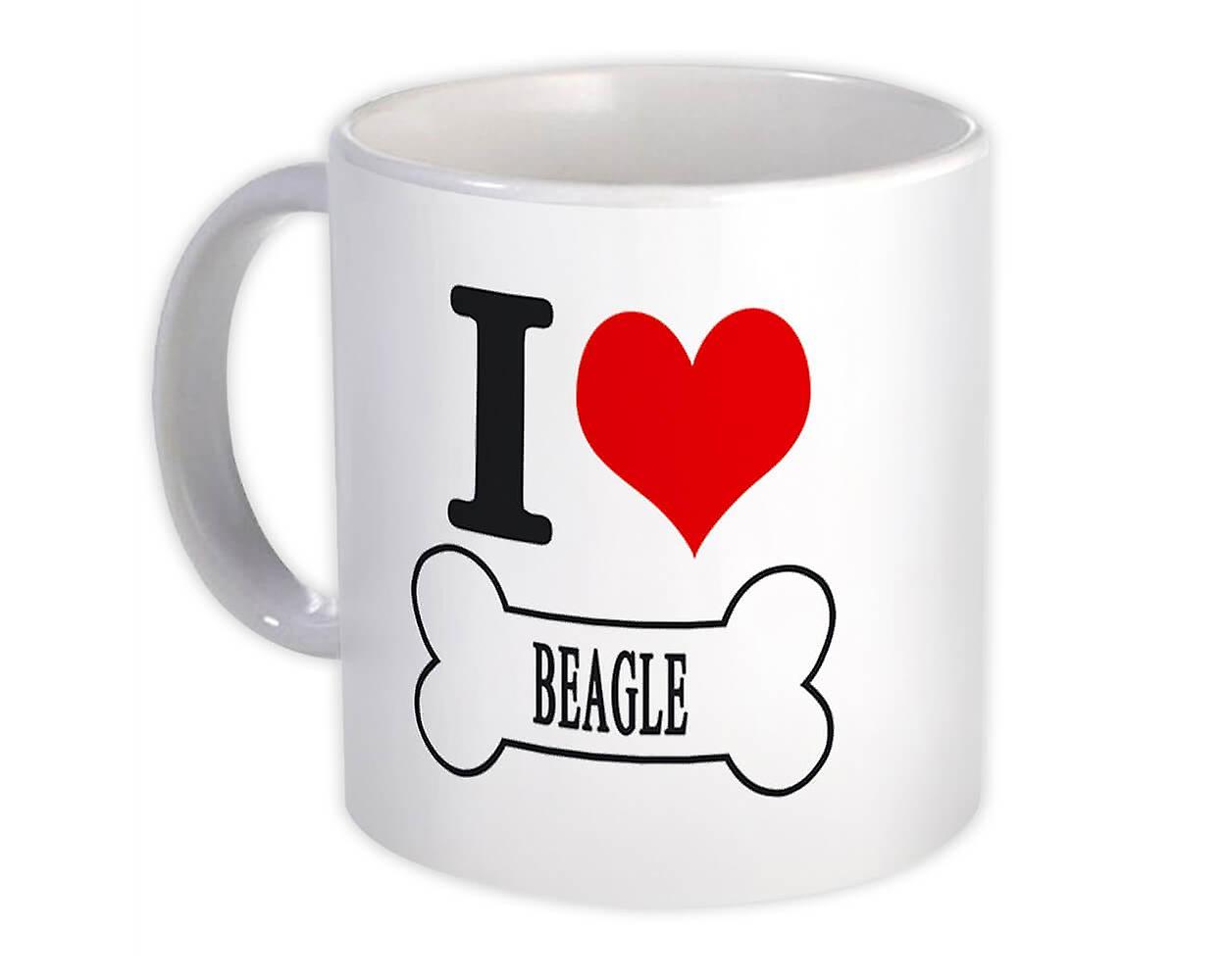 Gift Mug: I Love Beagle Pet