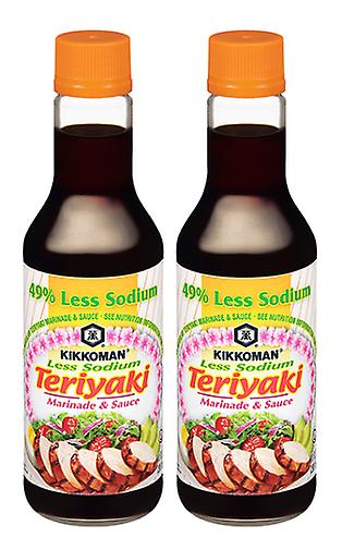 Kikkoman Less Sodium Teriyaki Marinade & Sauce 2er Pack