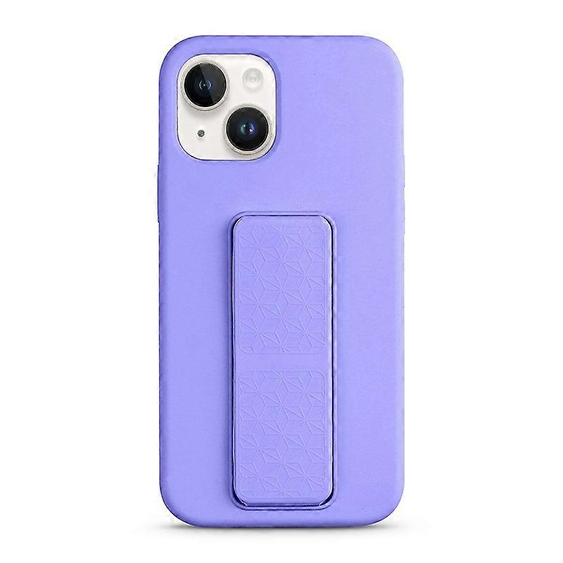 For iPhone 15 Liquid Silicone Holder Phone Case