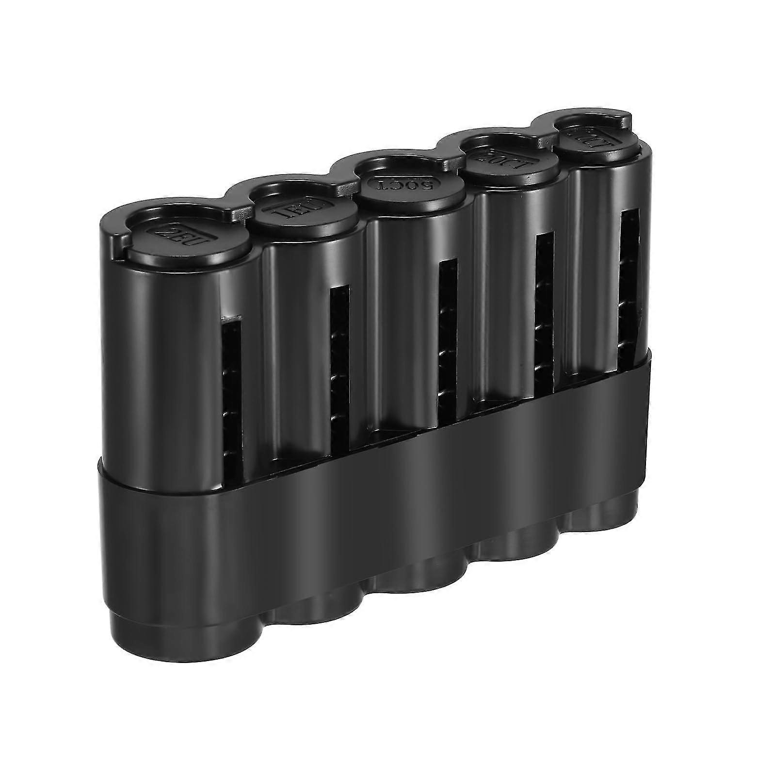 コインプラスチック収納ボックスコインディスペンサーソーターイージーチェンジ財布 タクシードライバー / バーレストラン用(ブラック)