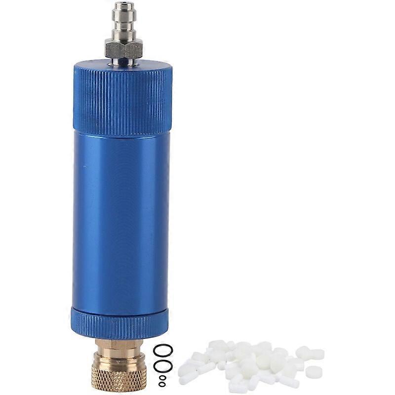 30Mpa Water and Oil Separator High Pressure Resistance Strong Compatibility Air Compressor Accessories Blue