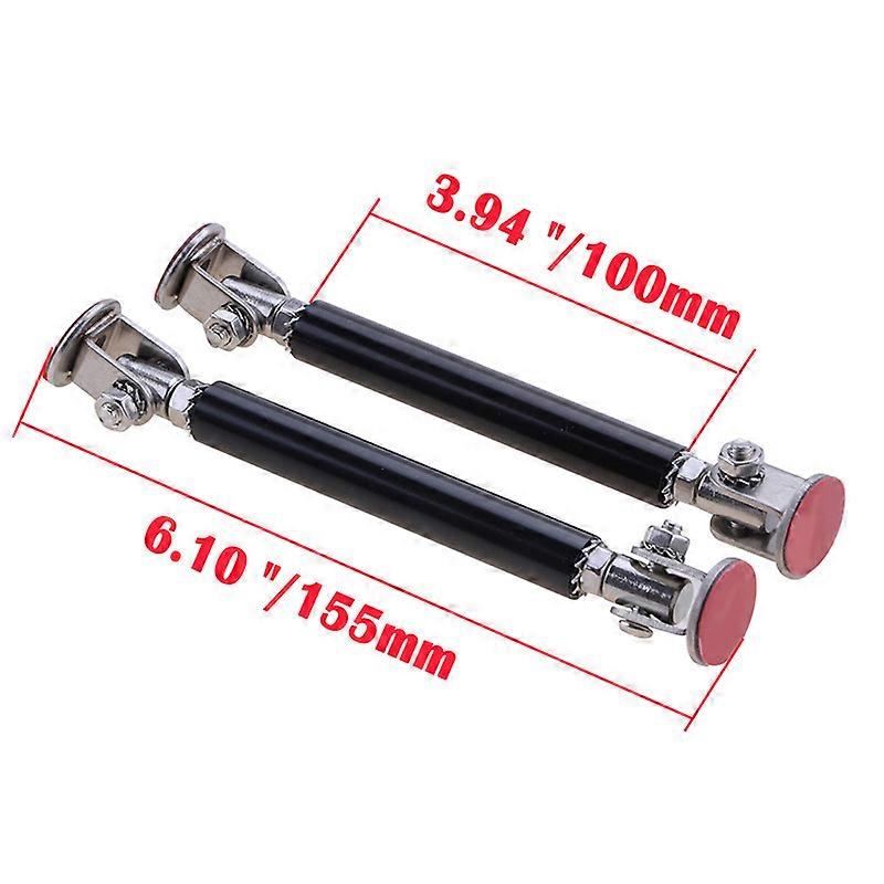 Universal Car Splitter Rods Racing Adjustable Front Bumper Lip Support Tie Bar Kit Saving Drilling Hole 75mm/100mm/150mm/200mm