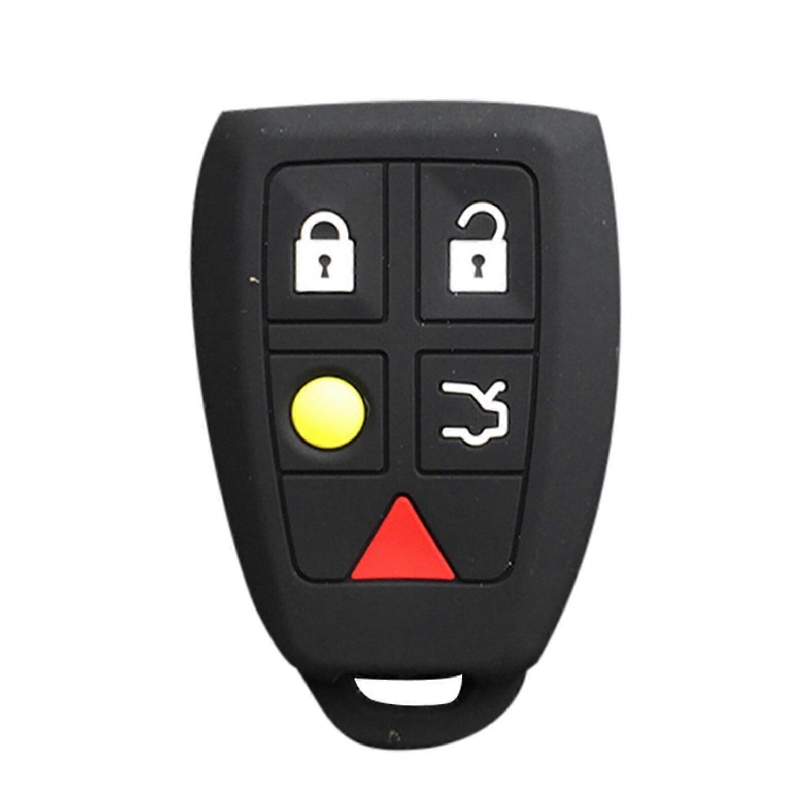 For Volvo C30 C70 S40 V50 2004 - 2007 Silicone Remote Key Case Fob Shell Cover Skin Jacket Sleeve Auto Replacement Parts New