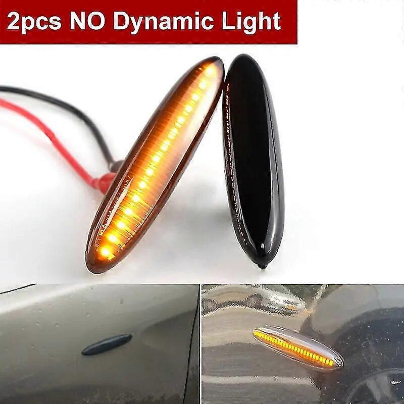 2pcs For Toyota Mark X 2004-2009 S18 2003-2008 Led Smoked Dynamic Side Marker Turn Signal Light Error-free Decoding