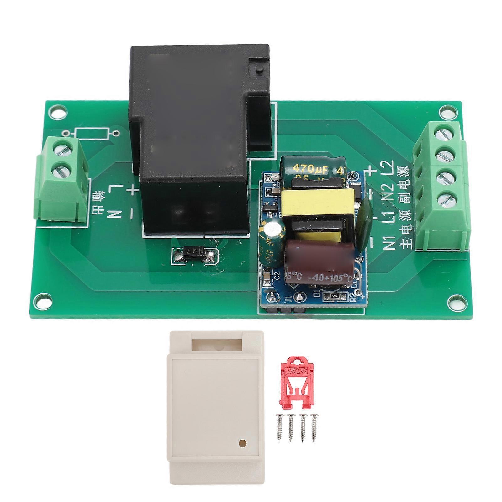 Automatic Switch Module 220V 30A Rated Output Stable High Accuracy Dual Power Switch Module for Control 220V with Case