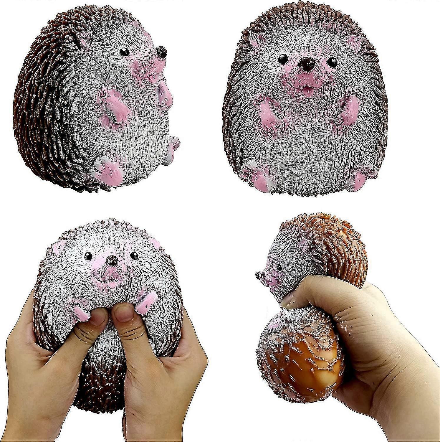 Vuxna och barn minskar stressboll valp fidget leksak antistress sensorisk boll klämleksak gåva (igelkottsdekompression)