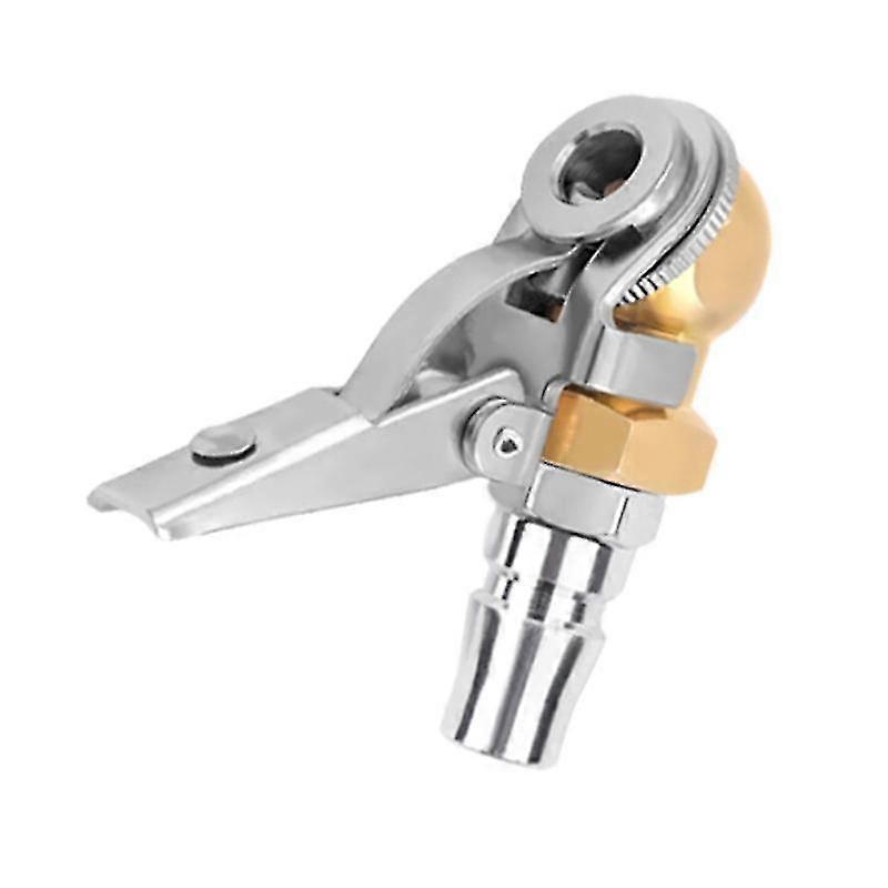 Ball Foot Tire Air Chuck Inflator Hose Tyre Inflator Gauge Fitting