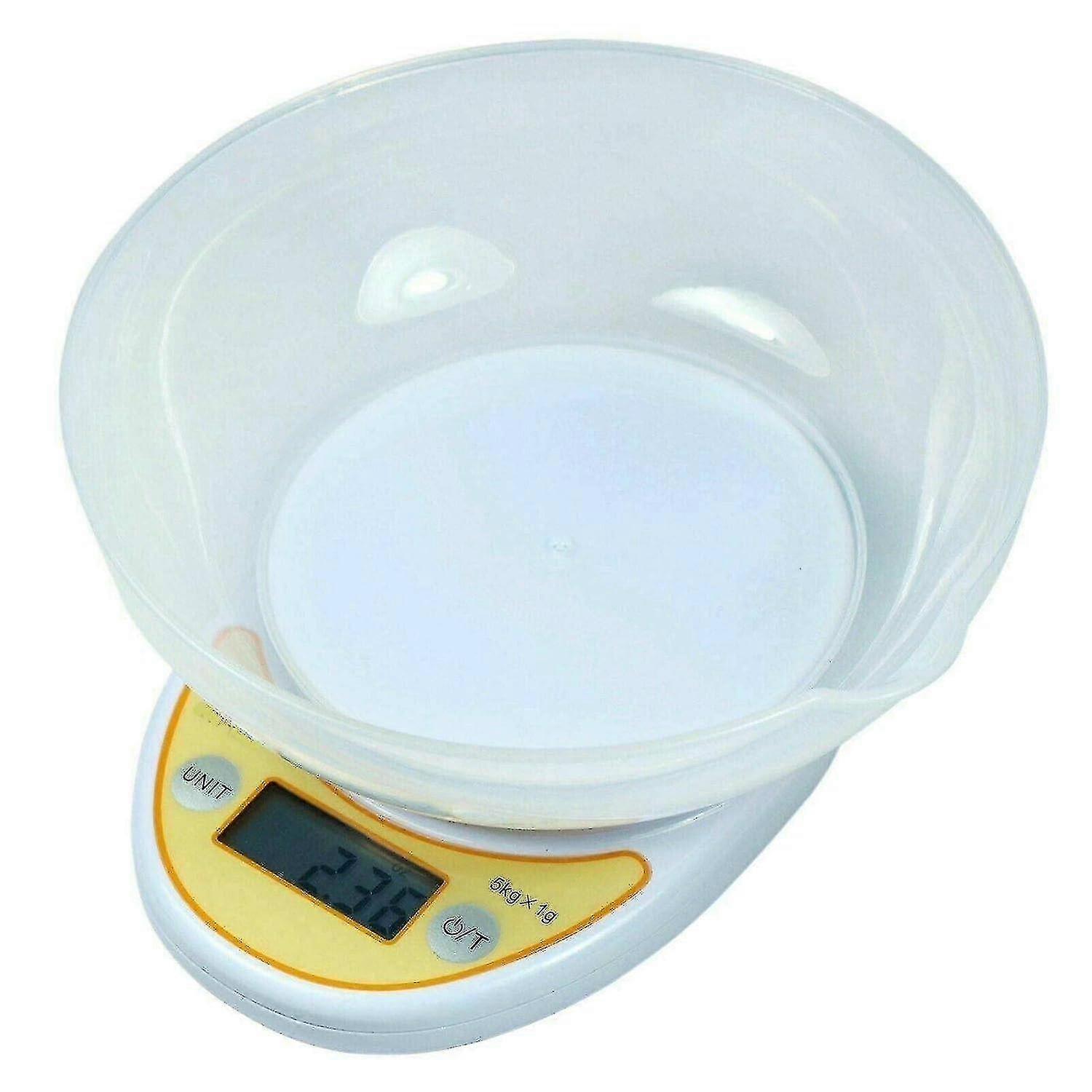 Digital Kitchen Scale with Removable Bowl