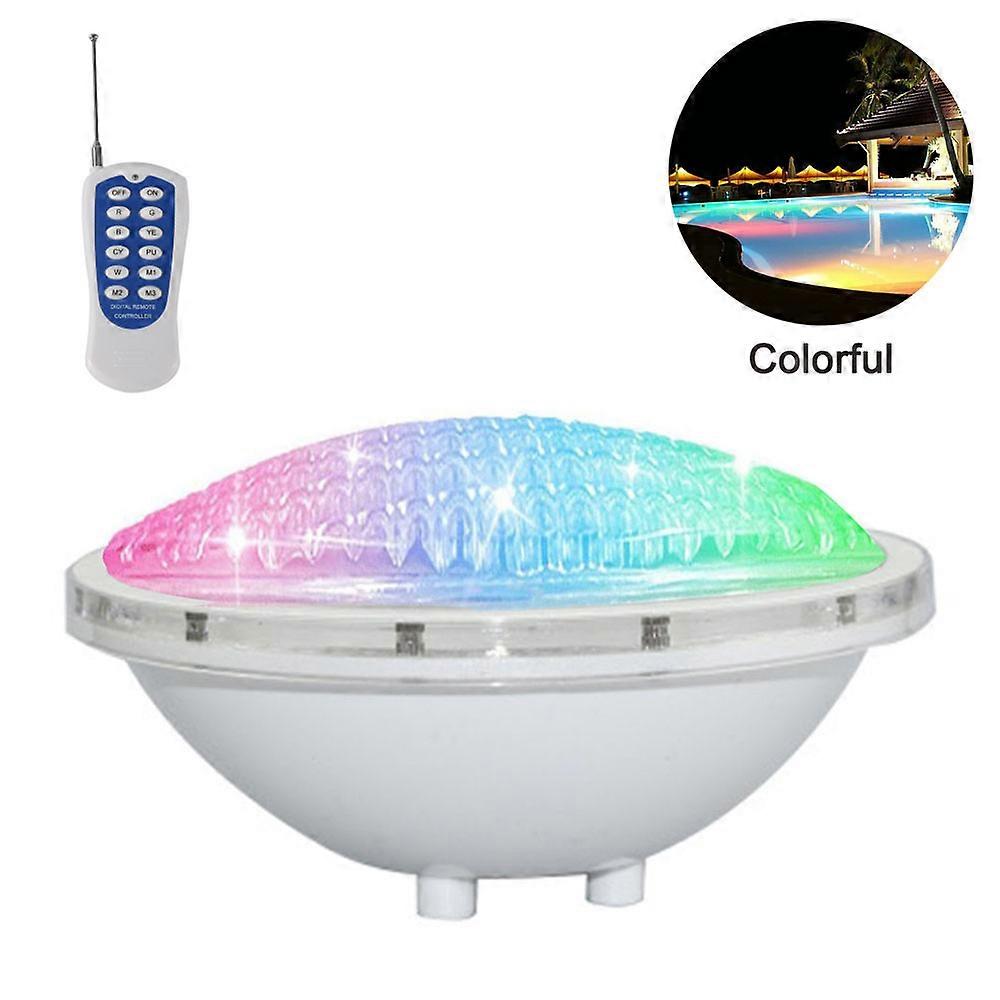 Colorful RGB Swimming Pool Light - Remote Control - Embedded LED Bulb