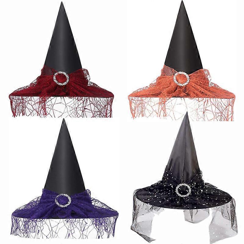Zauberer-Hut Für Kinder – Fancy Dress Kostüm-Accessoire Für Mottopartys (ca. 40 Cm Hoch)