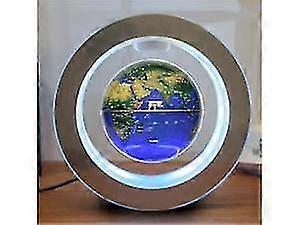 Magnetic Levitation Floating Globe - Levitating O-shaped Globe With Led Light For Education Home Desk Decoration - Birthday Holiday Party Christmas Gi