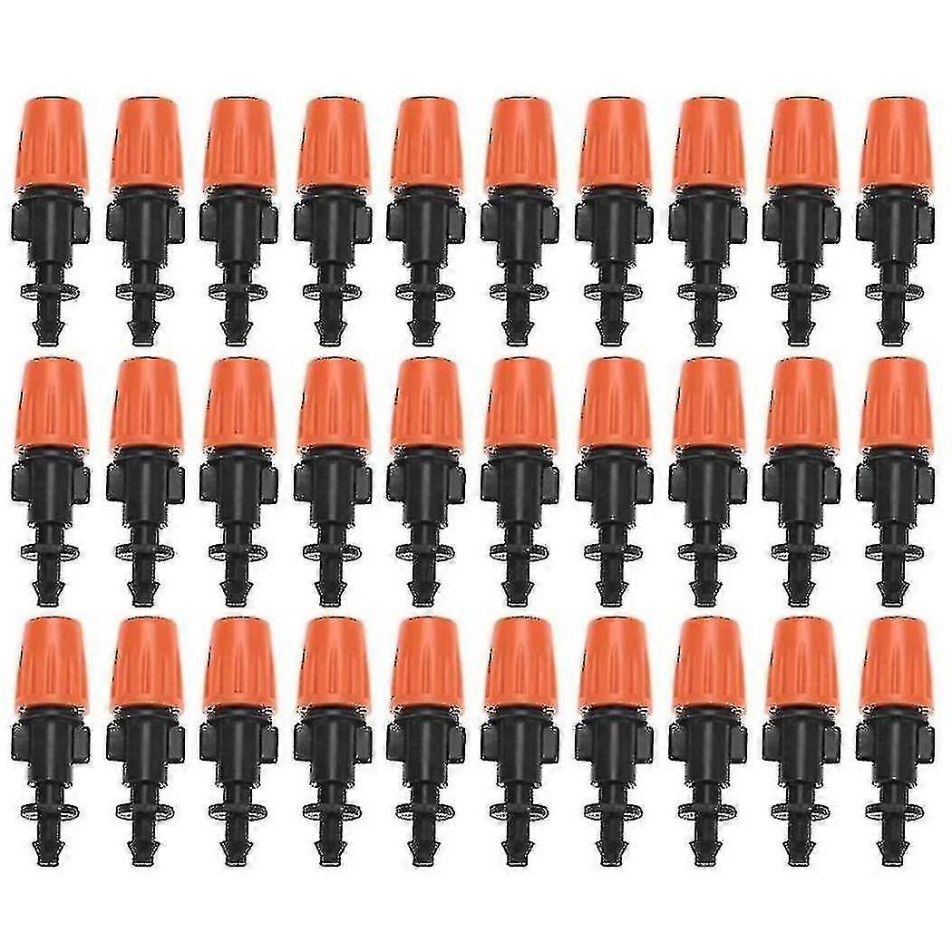 50 Pcs Drip Irrigation Spray Nozzle, Water Spray Nozzle, Adjustable In 2 Modes: Water Mist And Wate