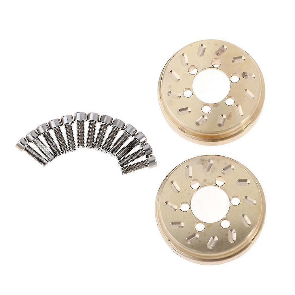 INJORA Poids En Laiton Pour RC Crawler (2x63g) - Contrepoids Roues Pour Axial SCX10 90046, TRX4, D90 INJORA Poids En Laiton Pour RC Crawler (2x63g) - Contrepoids Roues Pour Axial SCX10 90046, TRX4, D90