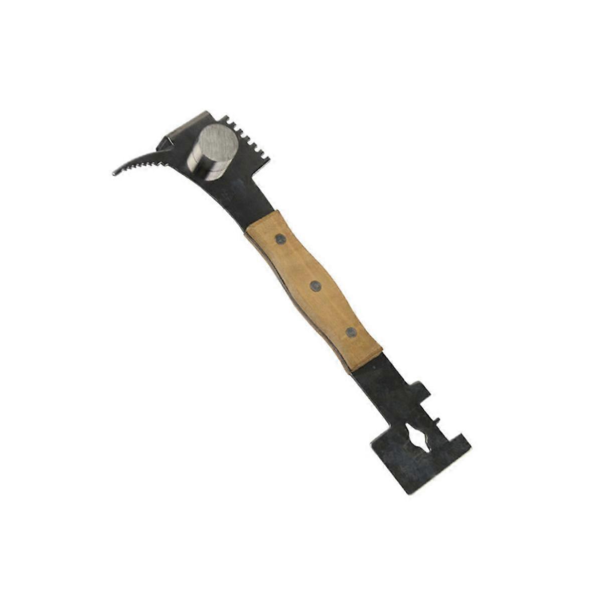 Multi- Hive Tool with Wooden Grip Hive ,Bee Hive Tool Frame Lifter Uncapping Knife Beekeeping Tools