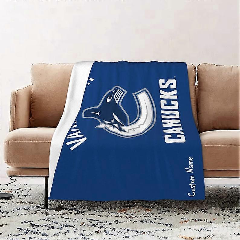 Vancouver Canucks Blanket Throw Blanket Warm Soft Blanket for