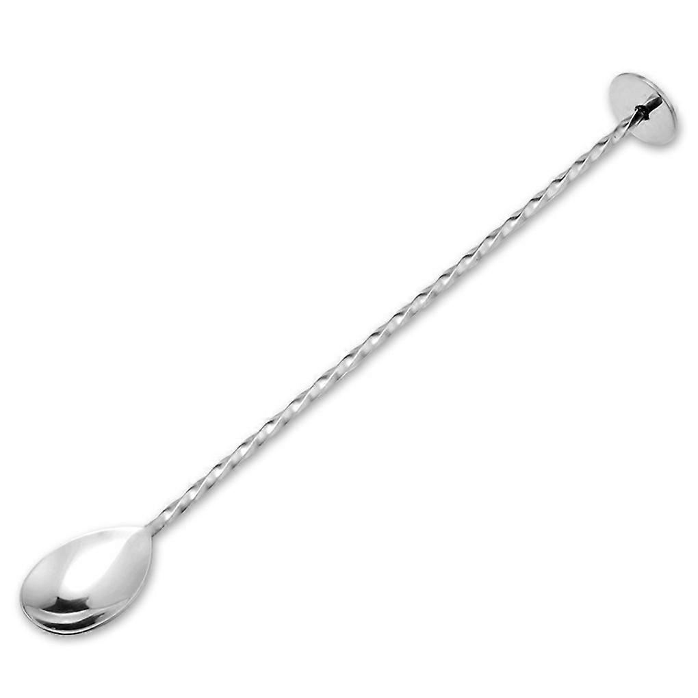 Cocktail Mixing Spoon Drink Coffee Stirring Tool Stainless Steel with Long Handle for Bar Cafe Twisted Bar Spoon,2024 Ping