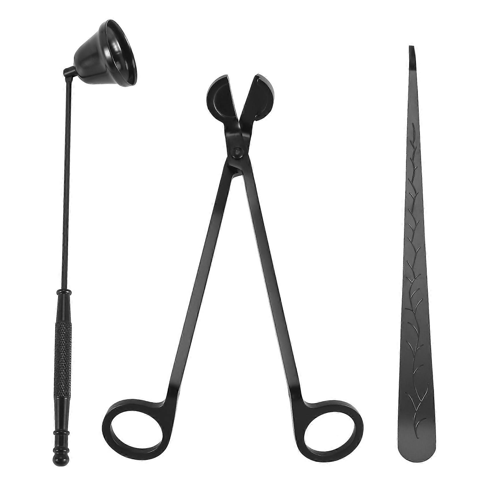 1Set Stainless Steel Scissor Wick Trimmer Extinguish Candle Cut Tool Kit