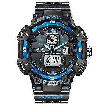 Herenhorloge Sport Outdoor Waterdicht Militair Horloge Datum Multifunctionele Tactische Led Alarm Stopwatch