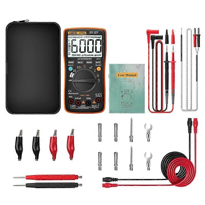 Hands-Free Digital Multimeter for Testing Voltage Current Resistance Continuity