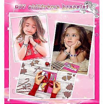 Kit De Fabrication De Bracelets Et Bijoux Pour Filles – 67 Pièces – Perles Colorées, Pendentifs, Chaînes Réglables – Cadeau Créatif 5 à 12 Ans