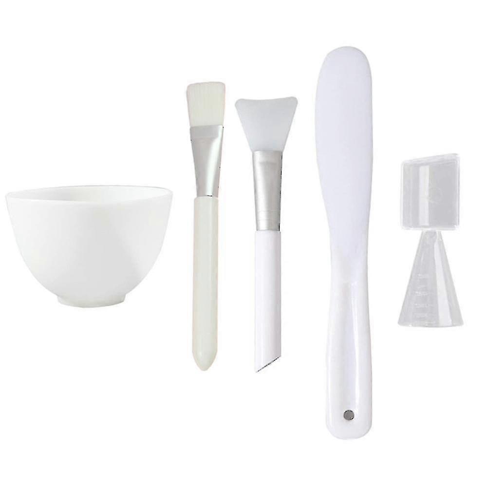 Face Mask Mixing Bowl Set, Silicone Bowl Facemask Mixing Tool Kit With Facial Care Mask Make Up Mixing Tool Set, With Bowl Stick Brush Measuringspoon