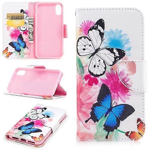 Colored Drawing Pattern Horizontal Flip Leather Case for Nokia 5.1