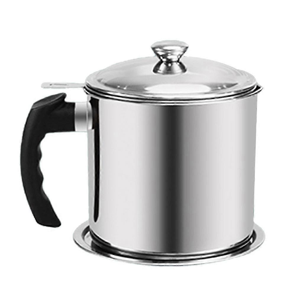 Bacon Grease Container 1.3l Cooking Oil Storage Can With Strainer,oil Strainer Potfor Storing Cookin