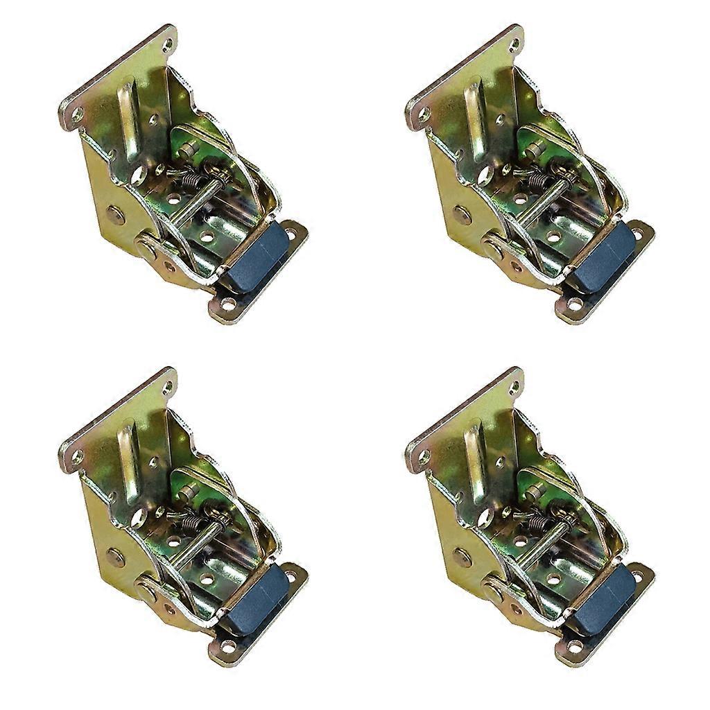 4 Pack Lock Extension Table Bed Leg Feet Steel Folding Foldable Support Bracket
