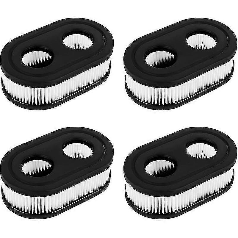 4pcs Lawn Mower Air Filter, Garden Mower Air Filters Fit Lawn Mower Engine, Air Filter For Engines Can Replace Old Briggs Stratton Mower Filter