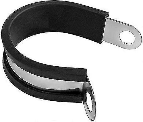 Rubber Lined P Clips , 1" / 20mm Stainless Steel