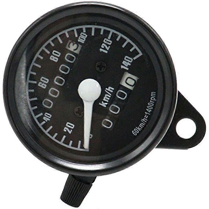 Universal 12V Motorcycle Speedometer 0-140KM/h Retro Odometer Modification Accessory