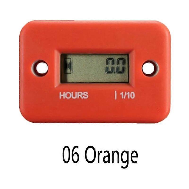 Motorcycle Hour Meter With Battery Timer LCD Digital Display RPM Car Jet Ski Boat Meter Counter Tachometer Gauge Engine Tool