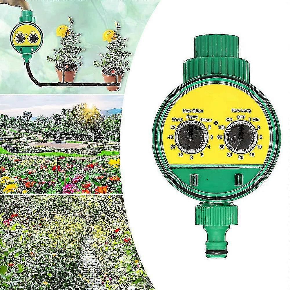 Automatic Watering Timer, Programmable Digital Hose Faucet Intelligent Timer Sprinkler Irrigation Watering System Controller For Garden Farm Lawn Flow