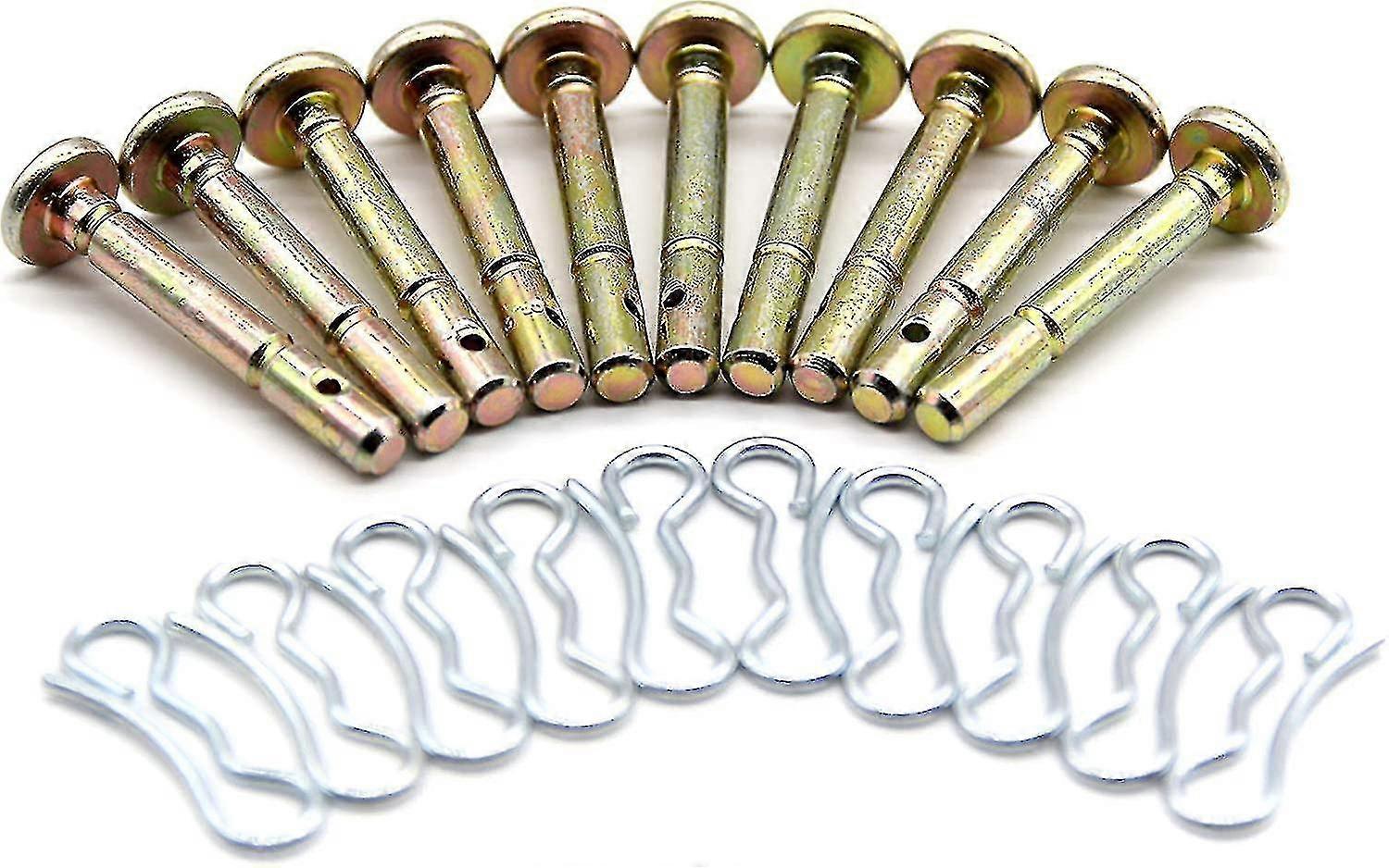 10 Pk 738-04124 And 714-04040 Replacement Shear Pin Kit For Mtd Snow Throwers