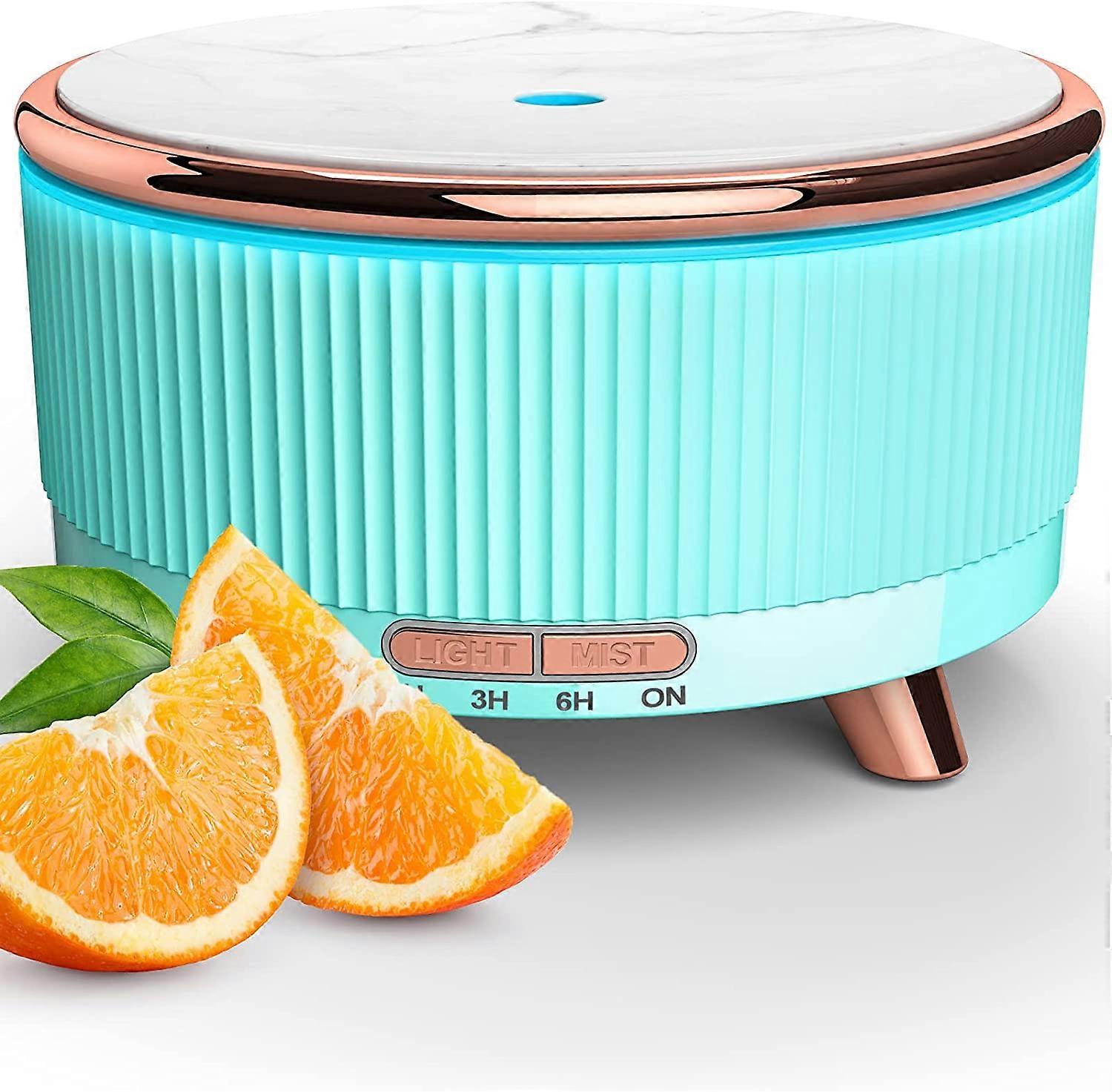 Diffusers for Essential Oils Large Room, 500ml Aromatherapy Diffuser7 Colors Changed-Emerald