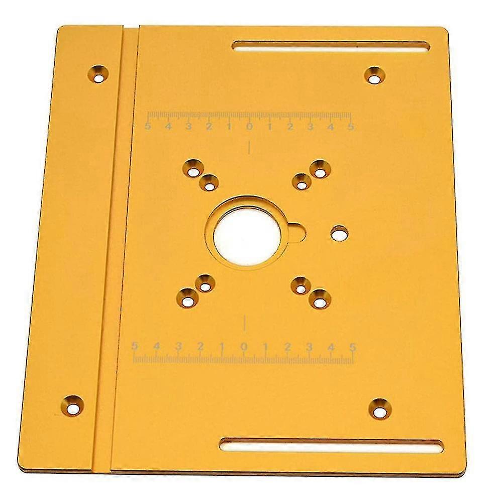 Aluminium Router Table Insert Plate Table Insert Plate,router Trimmer Woodworking Electric Wood Mil
