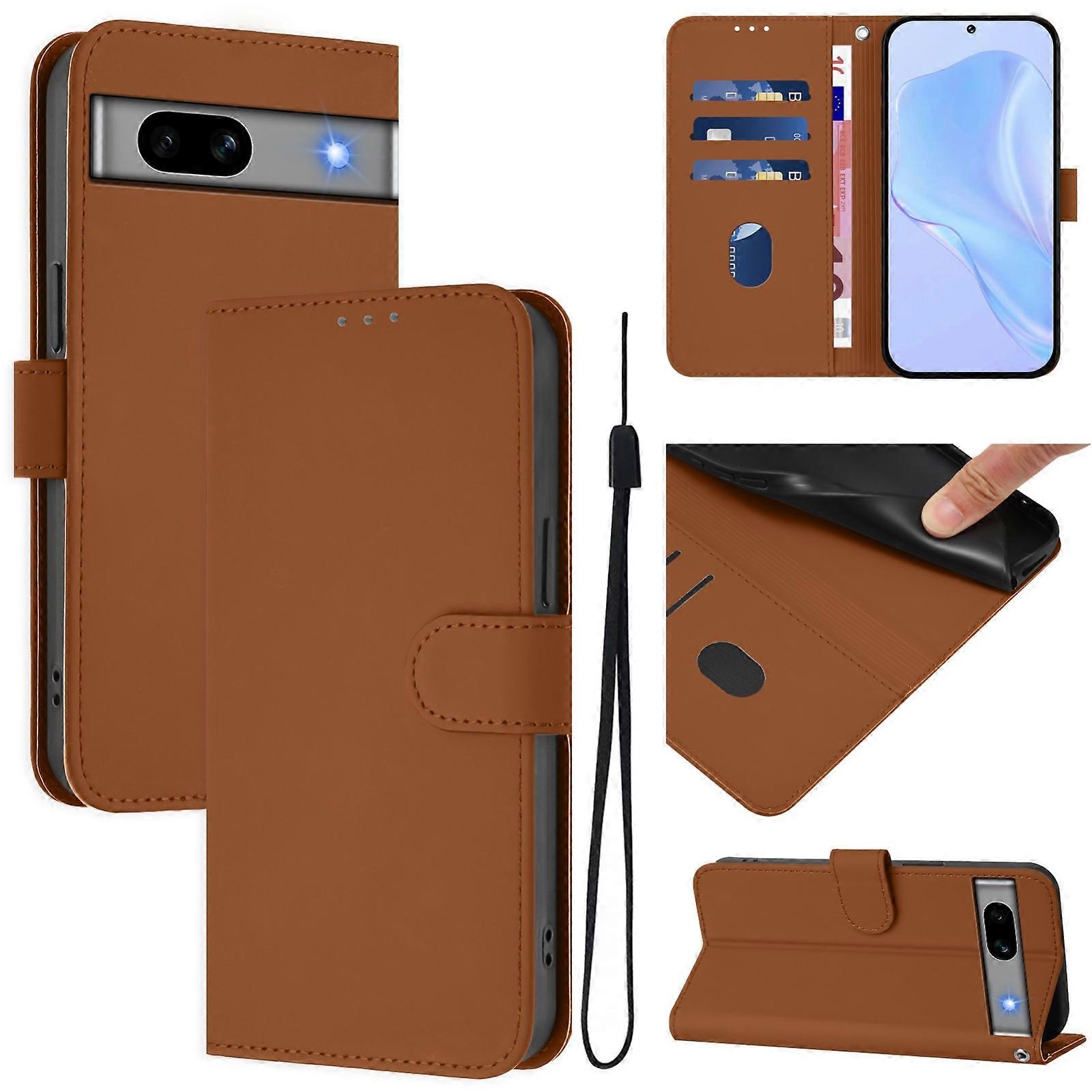 PT01 Skin Feel Leather Case For Google Pixel 7a