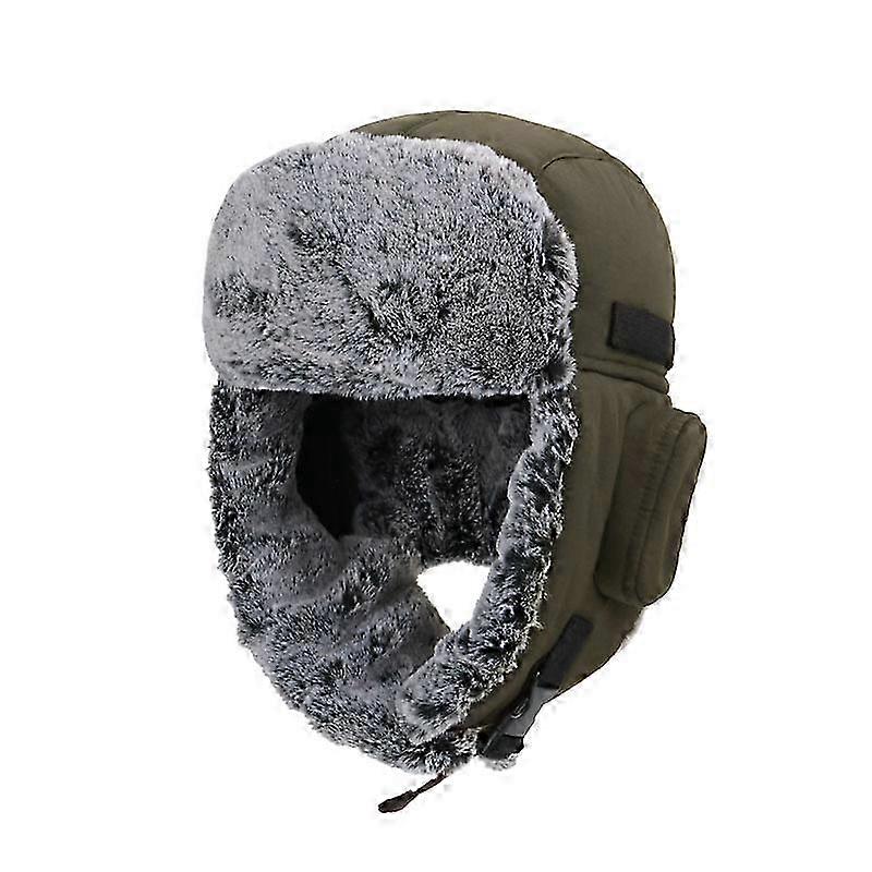 Windproof Winter Warm Trapper Trooper Hats Russian Aviator Cap Ear Flaps