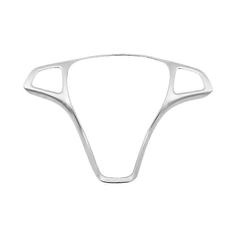 for E C GLC GLA Class 2014-2017 Silver Steering Wheel Panel Trim Cover Sticker Switch Button Decor