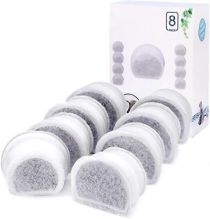 Replacement Charcoal Filters, 8 Pack