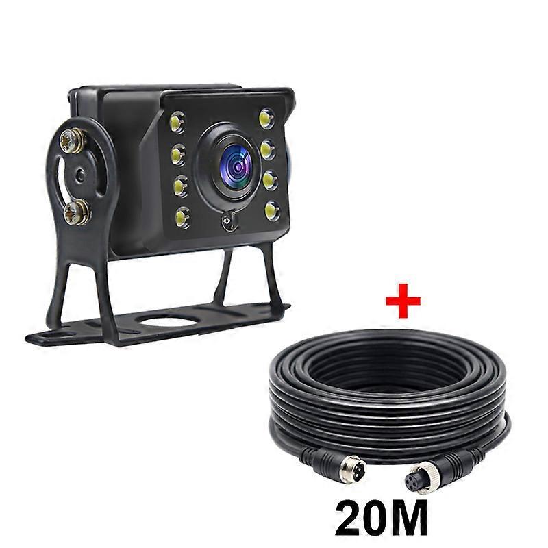 1080P AHD Rear View Camera Intelligent Induction White Light Color Night Vision 12V Vehicle Backup Camera For Truck Trailer Vans
