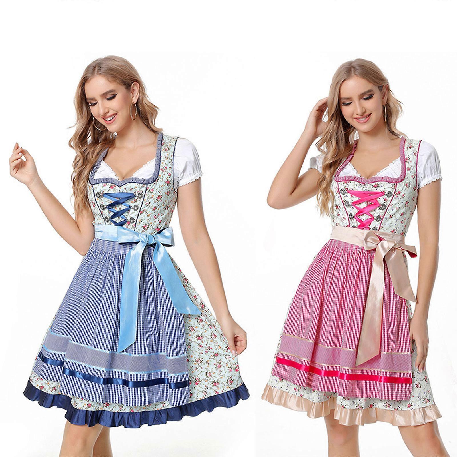 Camicetta da donna elegante Dirndl Camicetta di pizzo Dirndl nera per Oktoberfest