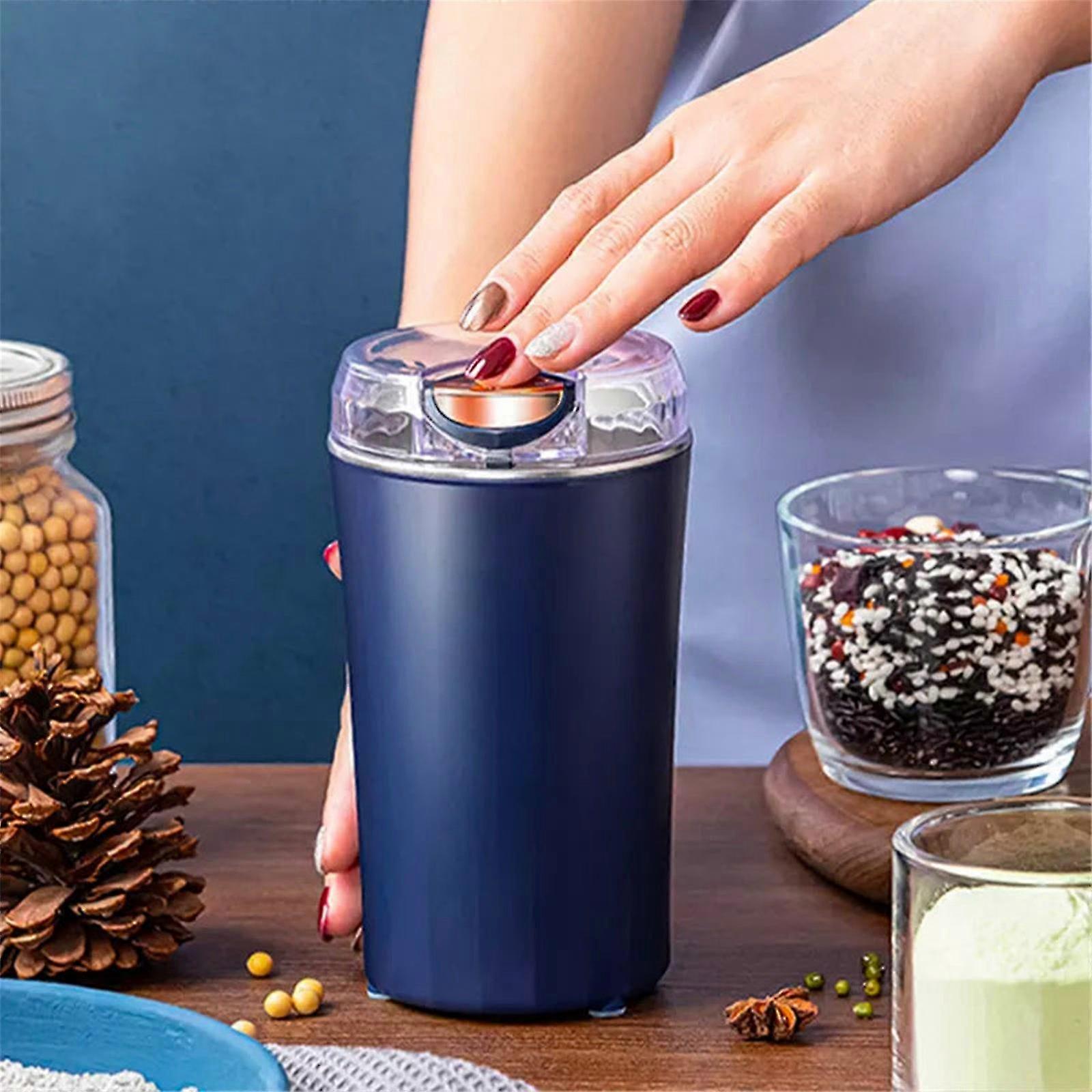 Coffee Grinder Electric, 200W Powerful Spice Grinder with Brush