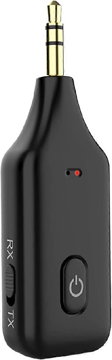 Bluetooth Car Aux Adapter 3.5mm Jack,Bluetooth V5.1 RX TX Receiver Transmitter Handsfree Car Kit,Bluetooth Transmitter for Stereo System,PC,TV,Audio,C