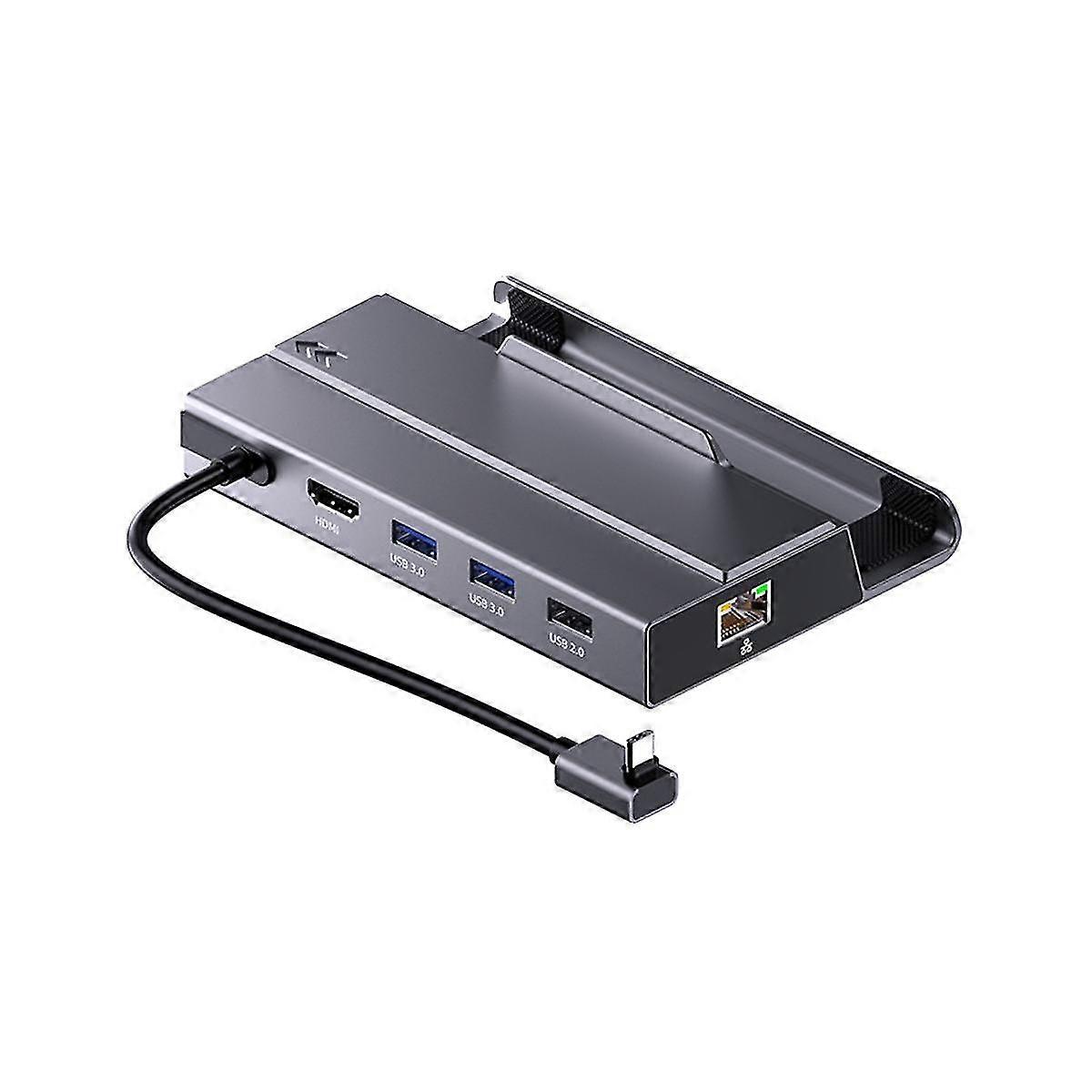 Dock,7 In 1 Usb C Docking Station With 4k@60hz ,5gbps3xusb 3.2,gigabit Ethernet,laptop Dock Station