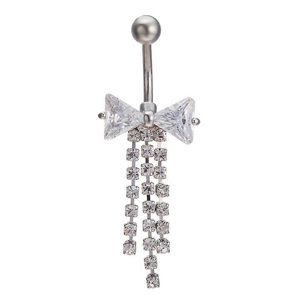 Bowknot Tassel Forme Nombril Ring