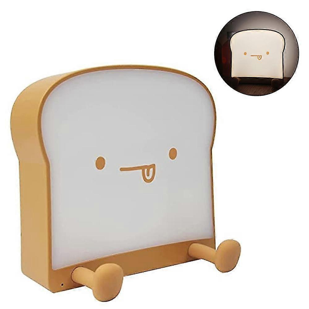 Kids Night Light ,cute Bread Led Nursery Night Lamp With Rechargeable And Timer, Portable Bedroom Bedside Sleep Lights Decoration Gifts For Baby Toddl