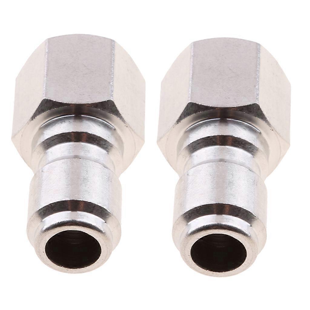 2 Pcs Pressure Washer 15mm Female to 3/8" Quick Release Coupling Socket Plug